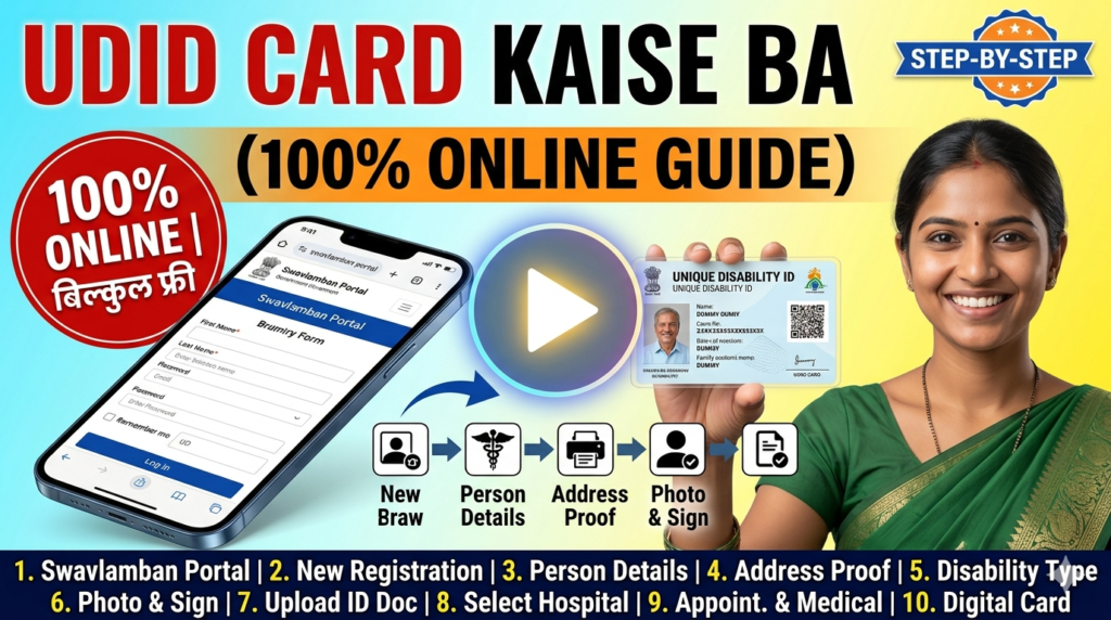 UDID Card Online Apply 2026