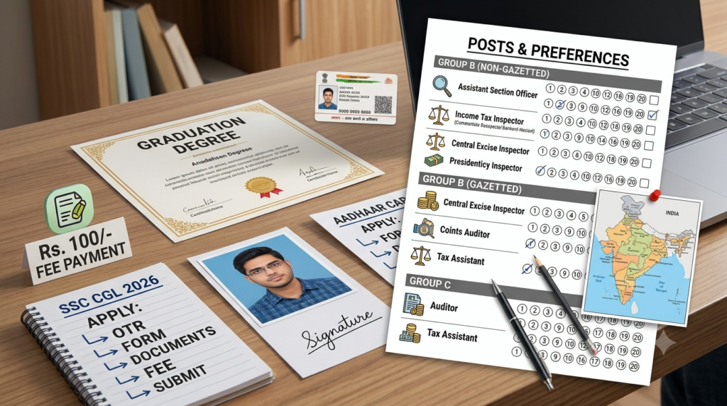 SSC CGL Online Apply Form 2026