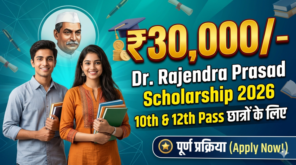 Dr Rajendra Prasad scholarship online 2026
