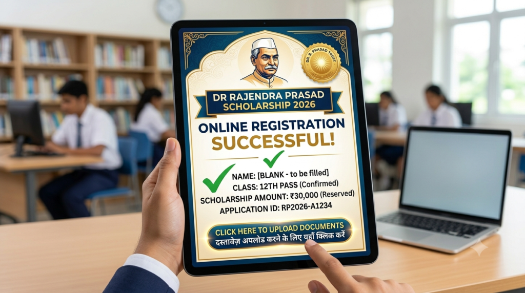 Dr Rajendra Prasad scholarship online 2026
