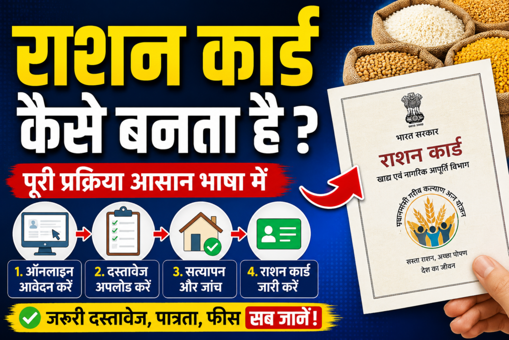 नया राशन कार्ड कैसे बनाएं 2026