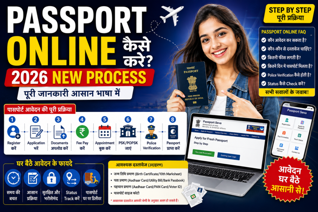 Passport Online Apply 2026