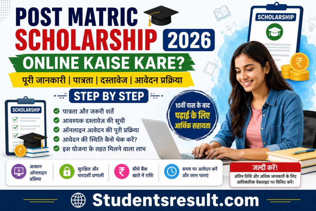 Post Matric Scholarship 2026