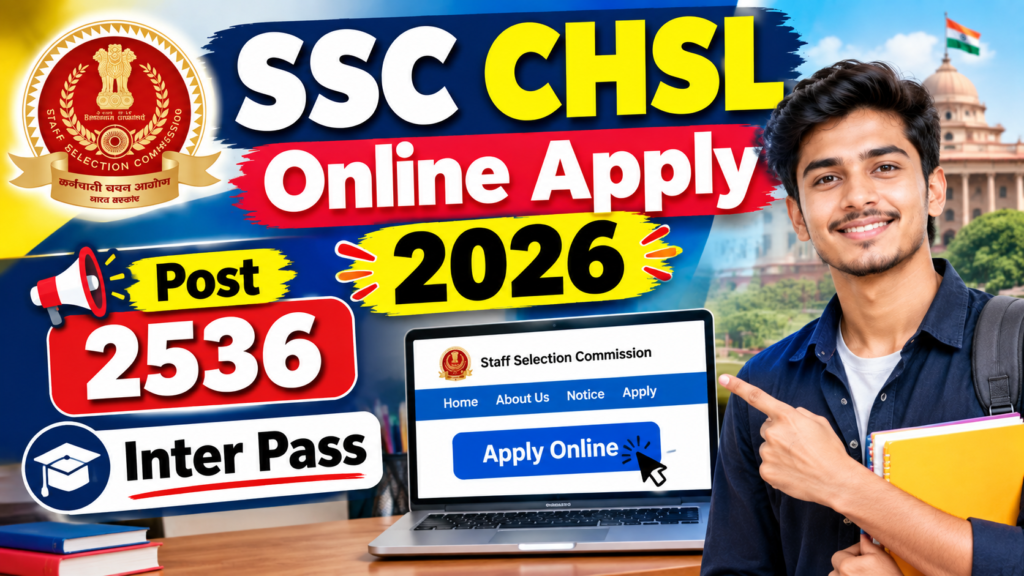 SSC CHSL Online Apply 2026