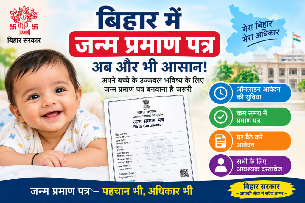 बिहार में जन्म प्रमाण पत्र