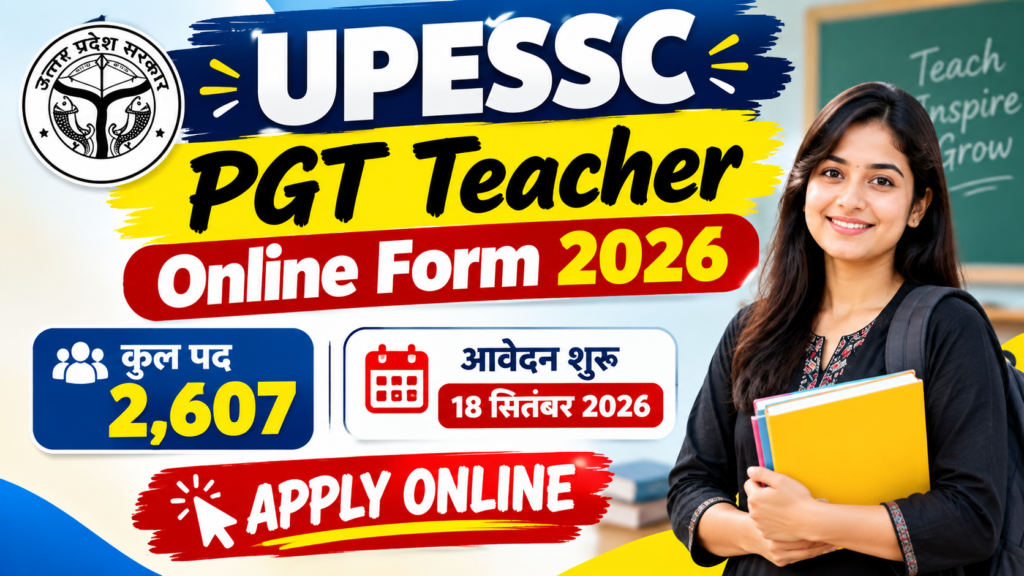 UPESSC PGT Teacher Online 2026